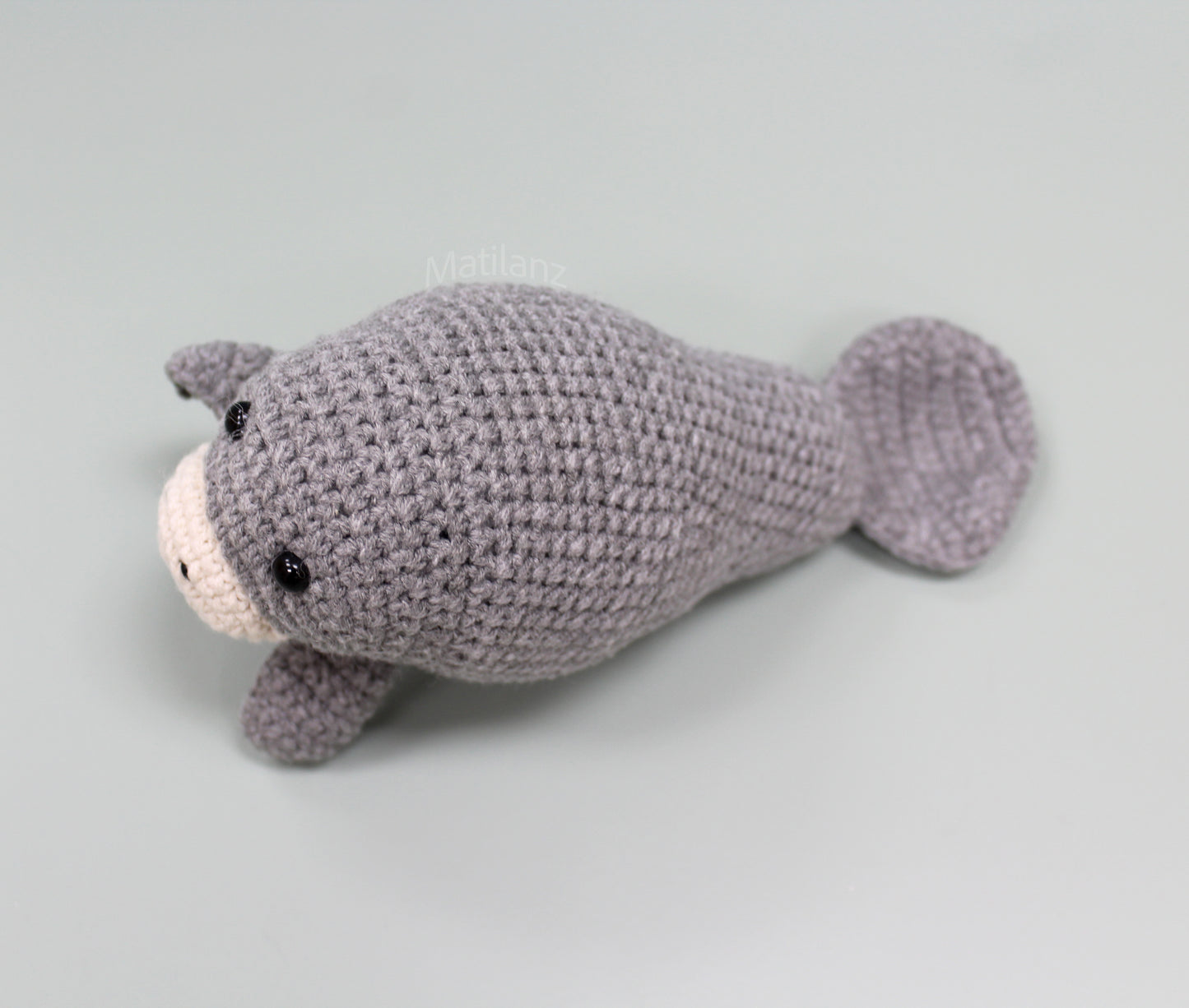 Handmade Crochet Manatee Plush