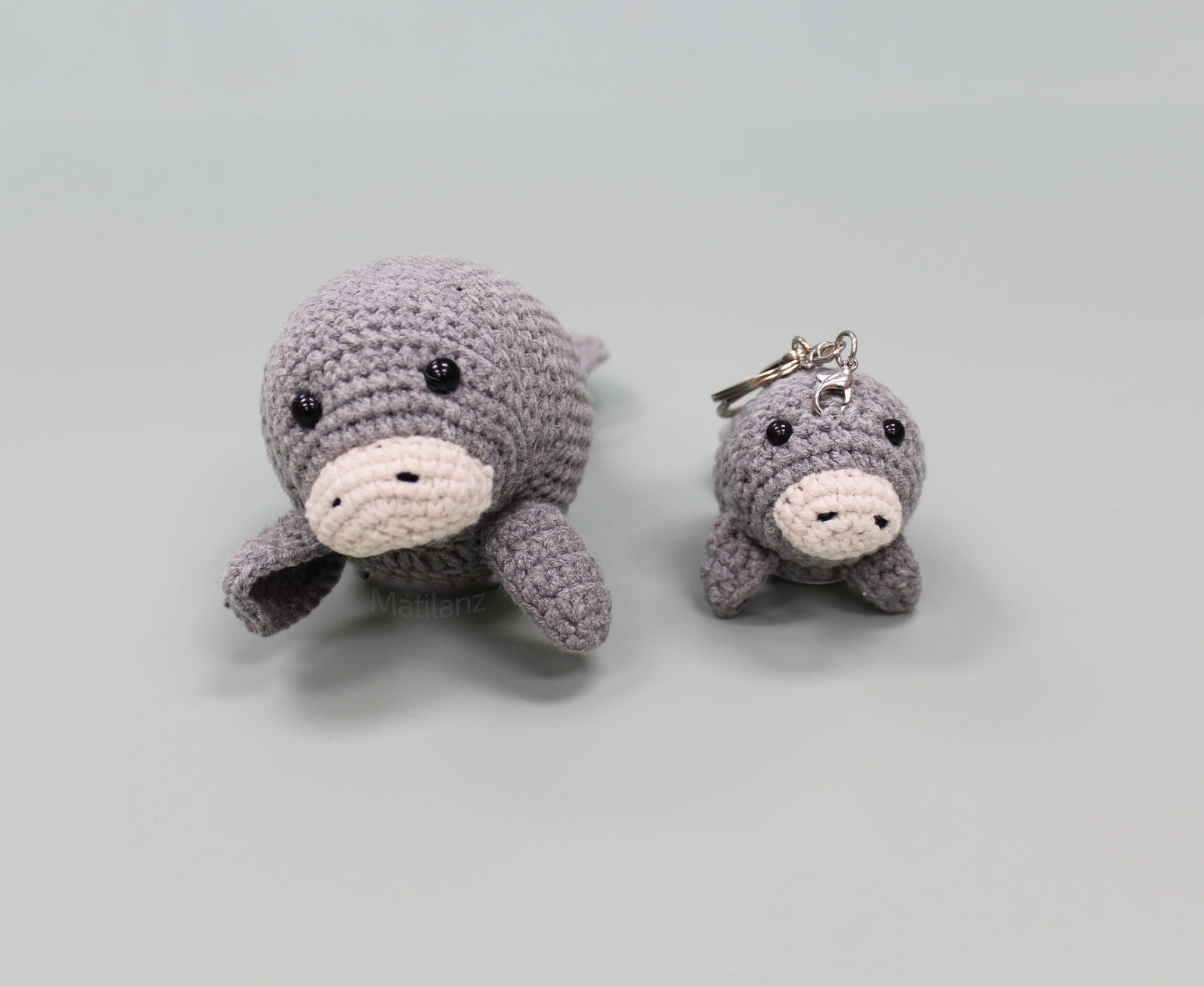 Handmade Crochet Manatee Plush