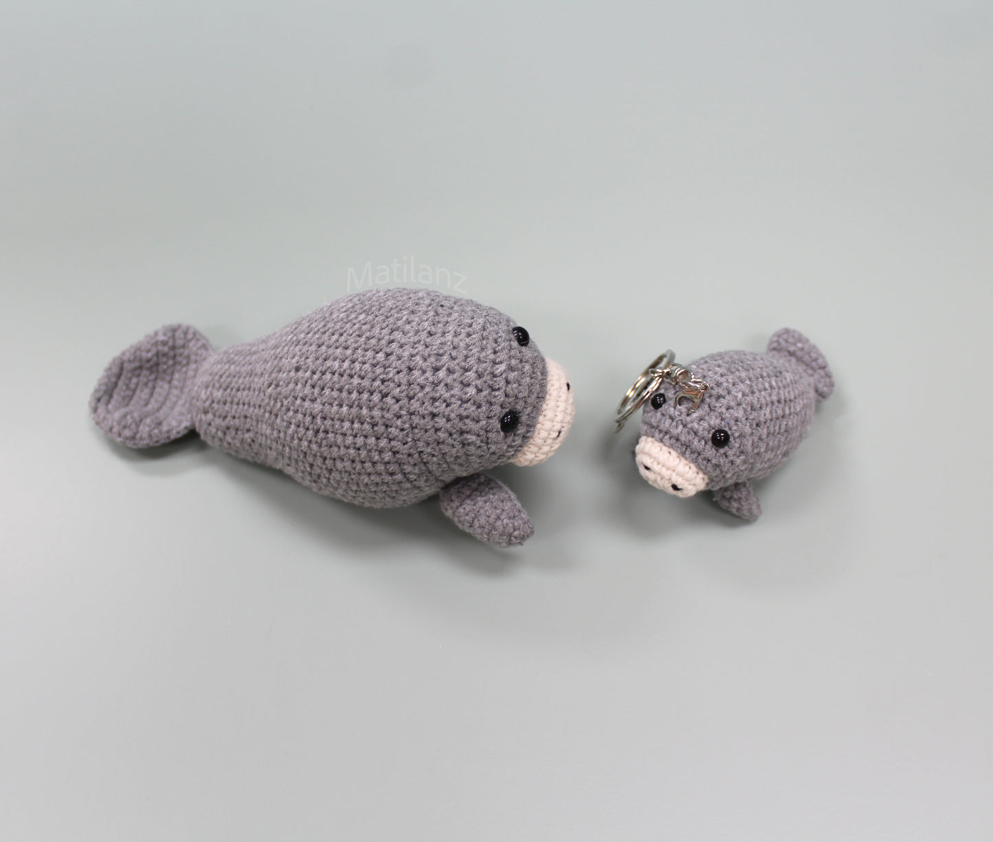 Handmade Crochet Manatee Plush