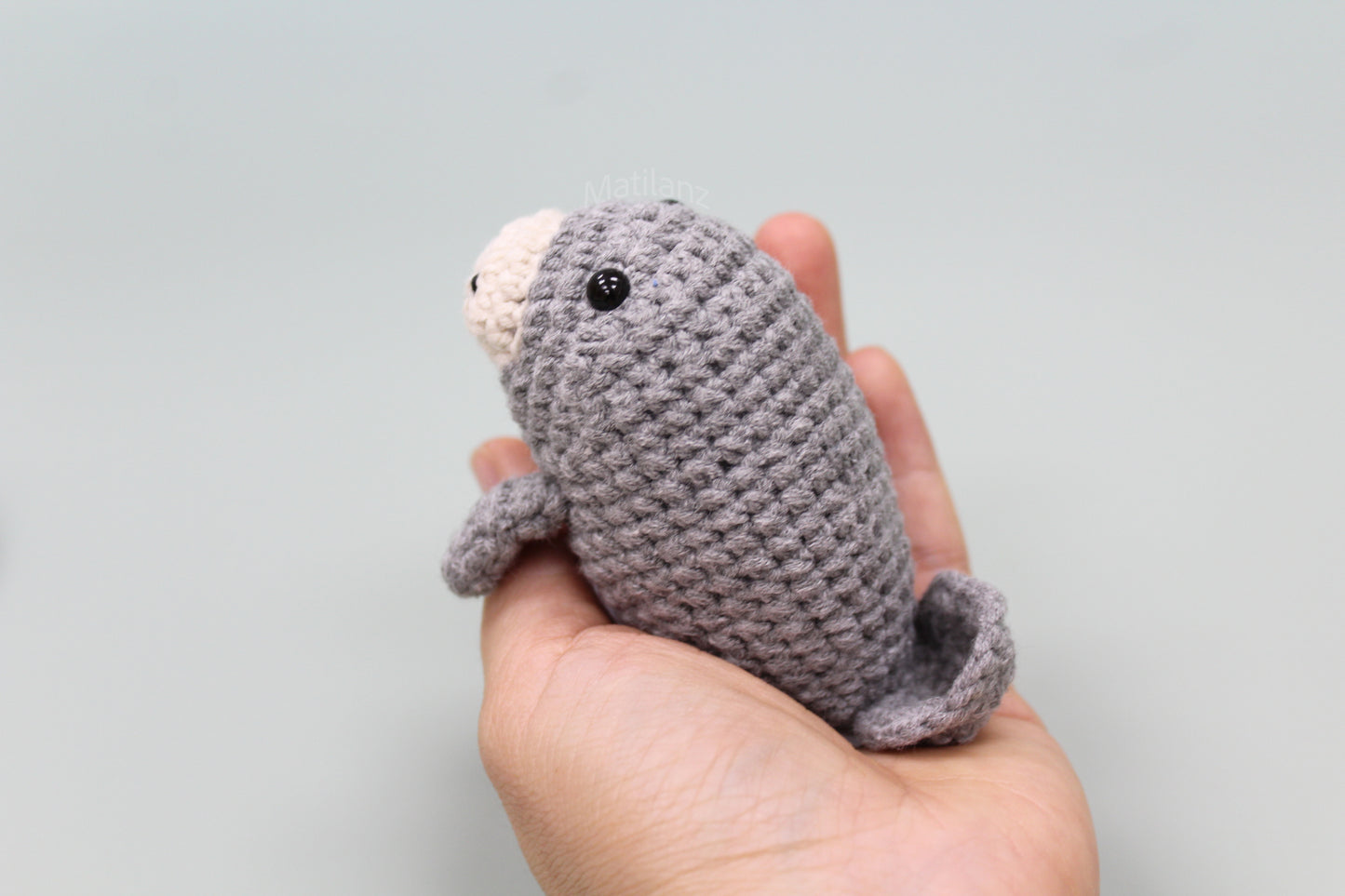 Handmade Crochet Manatee Plush