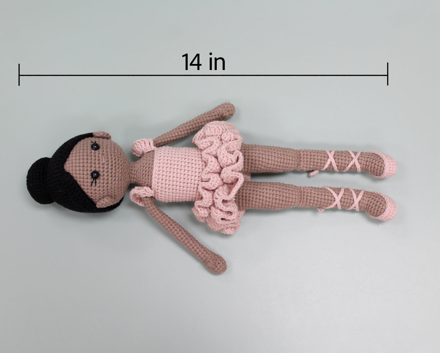Ballerina Doll: Handmade Crochet Amigurumi Plush
