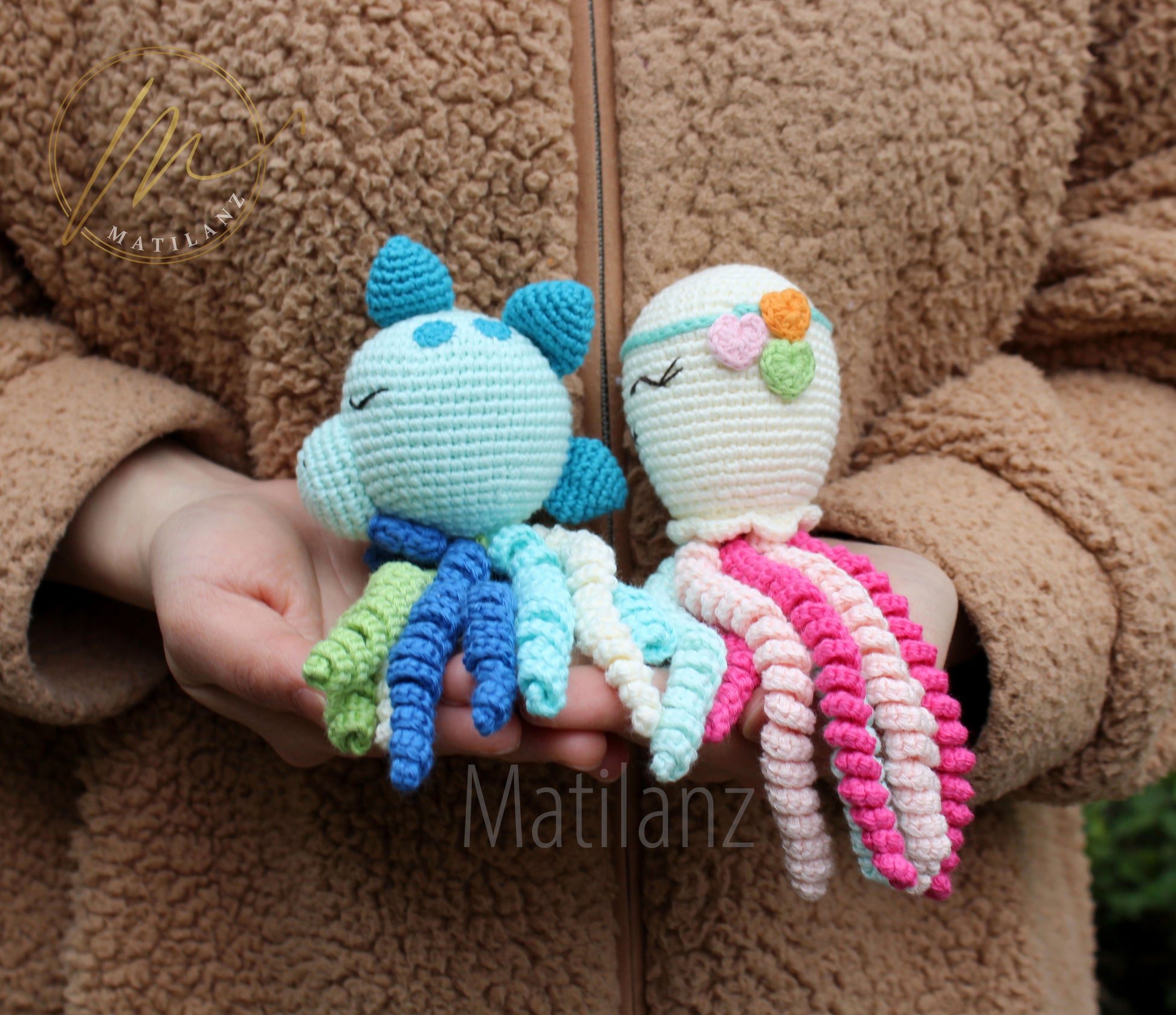 Pulpo de crochet, regalo para bebés prematuros de la UCIN, regalos de apoyo para bebés prematuros, regalo para bebés prematuros, regalo para bebés