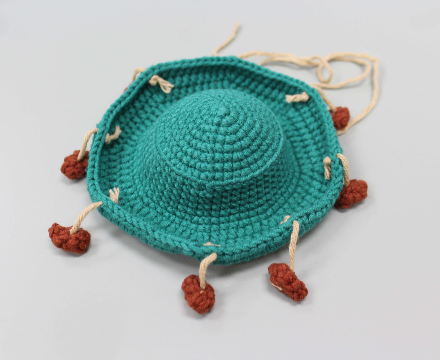 Handmade Crochet Koala Plush with Hat and Backpack