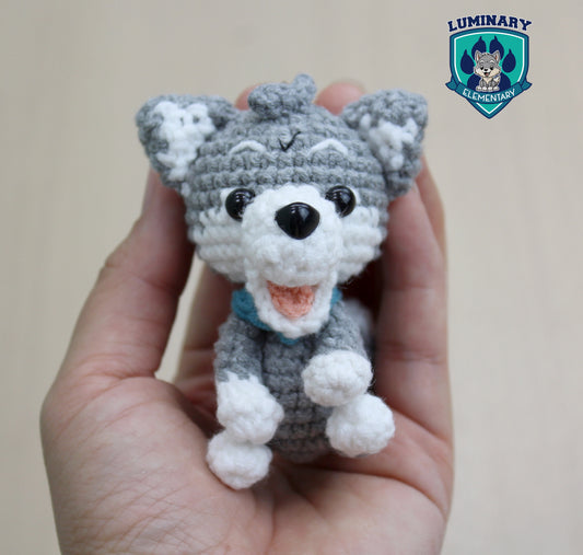 Luminary Elementary Wolf Pup Mascot Keychain – Pre-Order | Available June 22, 2026