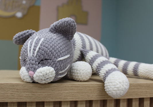 Amigurumi Cat - Crochet Lazy Cat - Large 30''