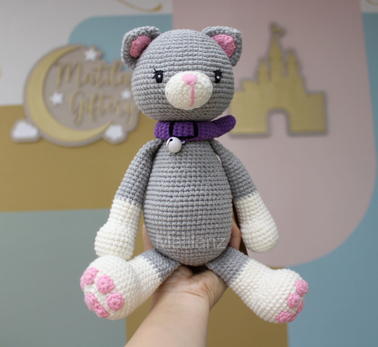 Amigurumi Gray Cat