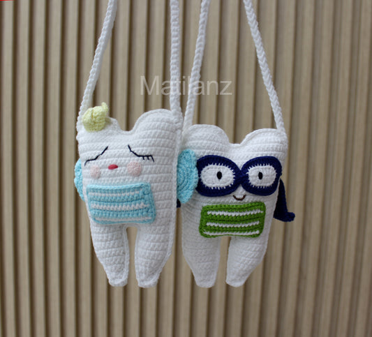 Tooth Fairy Pouch Plushies - Little Fairy & Super Tooth Hero