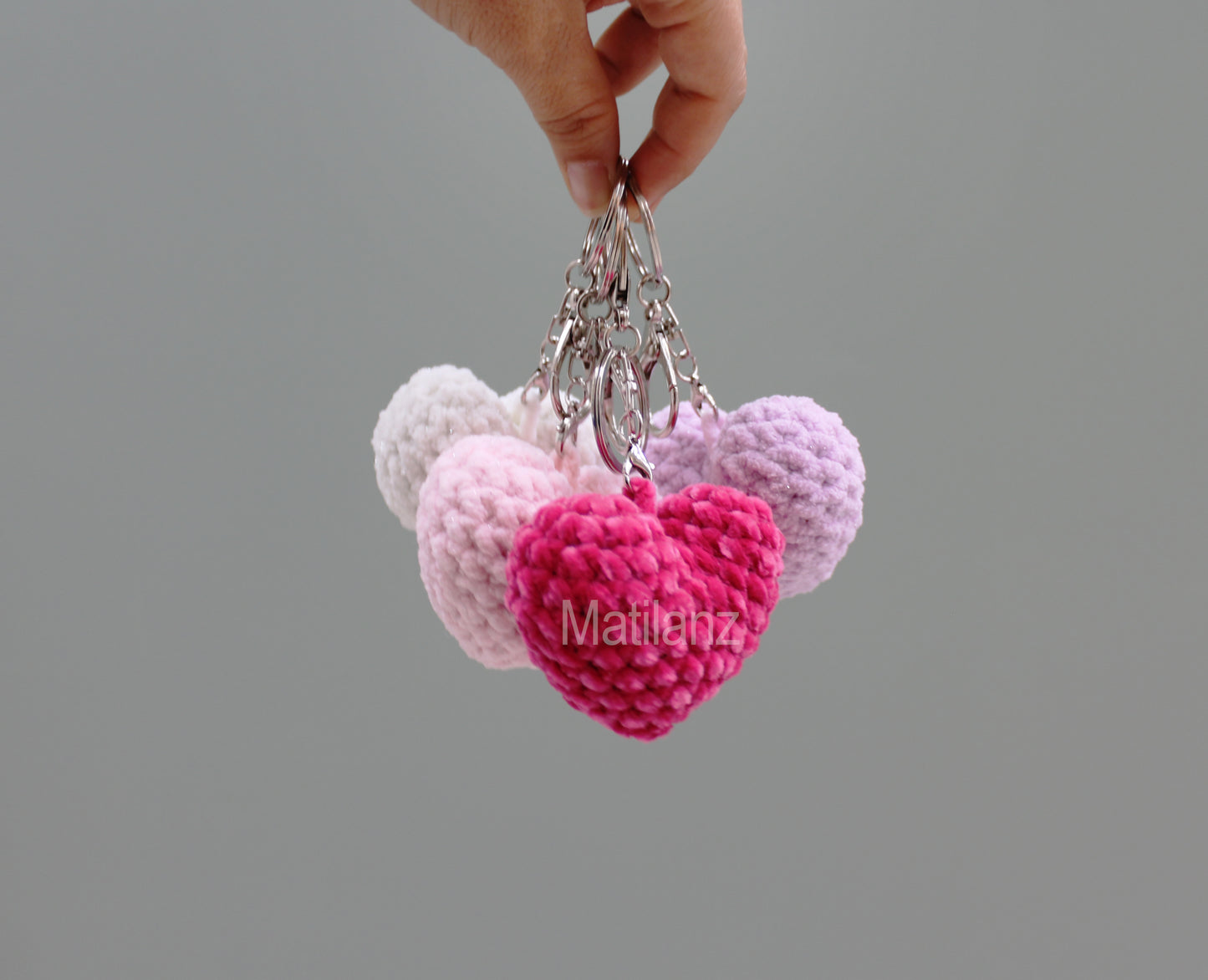 Crochet Keychain - Heart