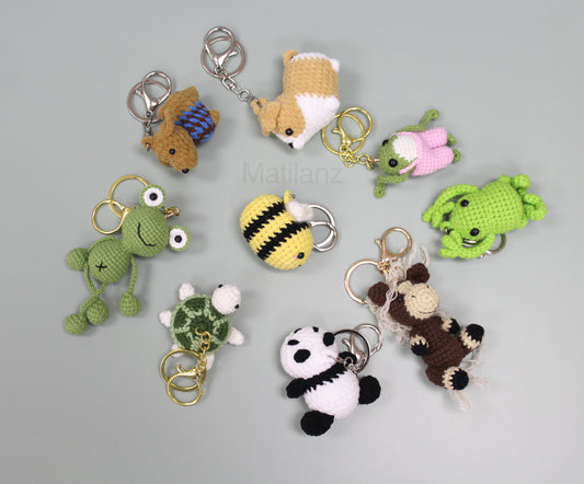 Crochet Keychain – Handmade Amigurumi Bag Charm | Matilanz