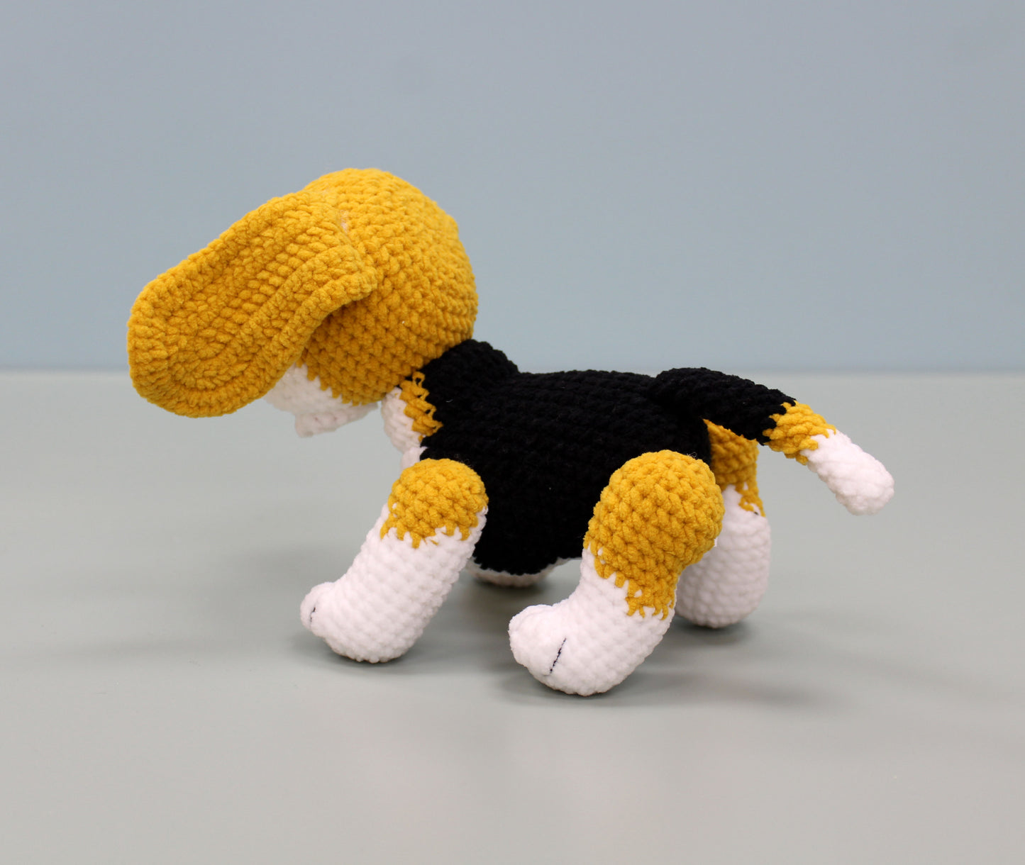 Beagle Stuffed Animal - Handmade Crochet Plush