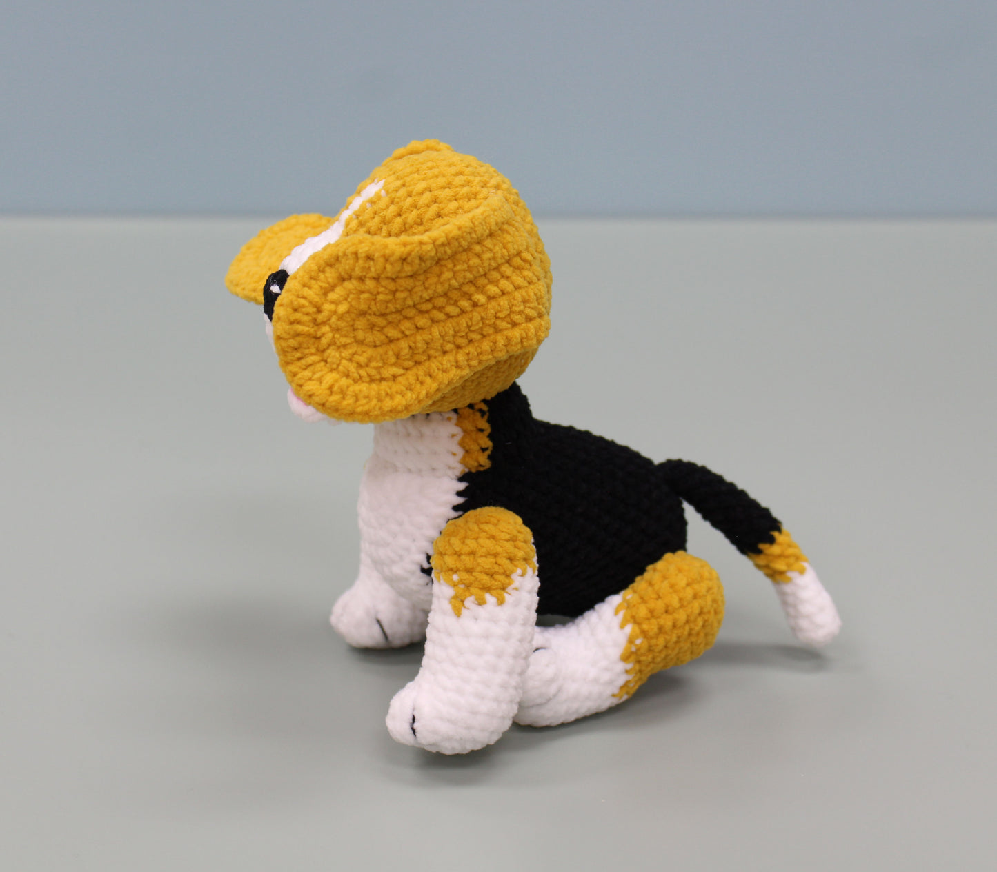 Beagle Stuffed Animal - Handmade Crochet Plush