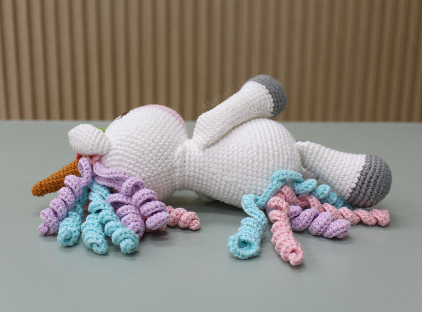 Unicorn Baby Toy Set – Handmade Crochet 3-Piece Sensory Gift for Babies & Toddlers