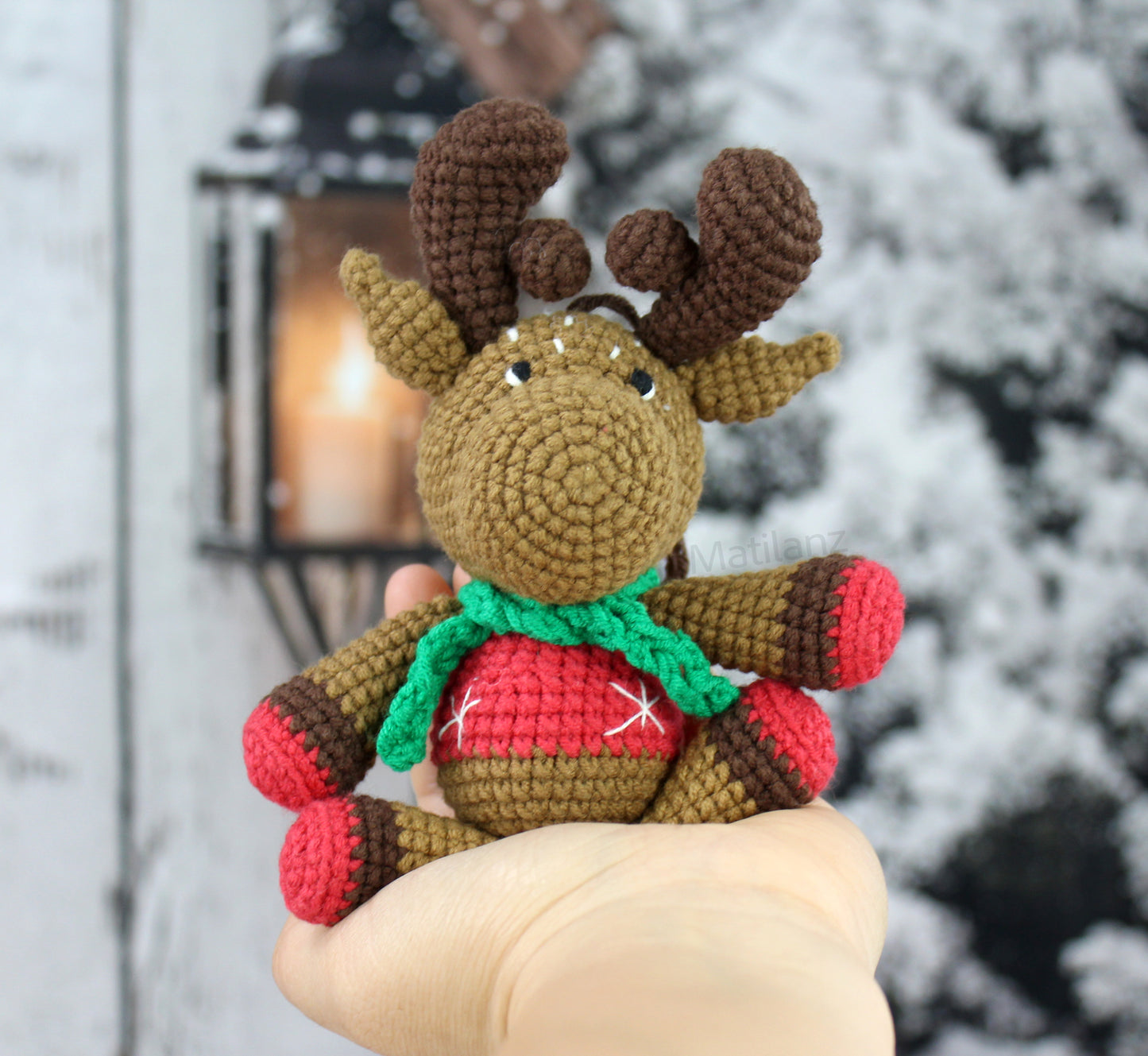 Moose Christmas Ornament