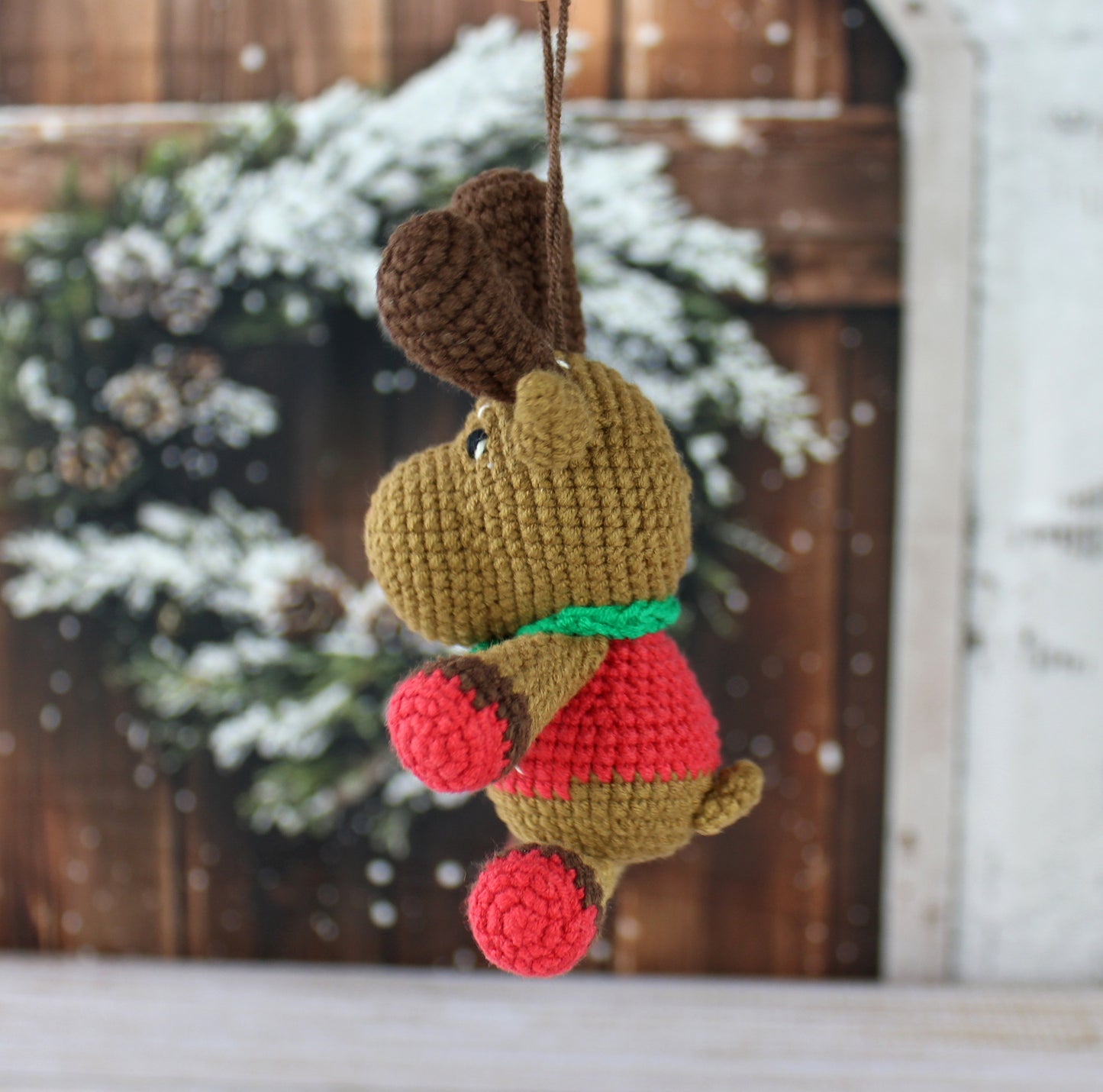 Moose Christmas Ornament