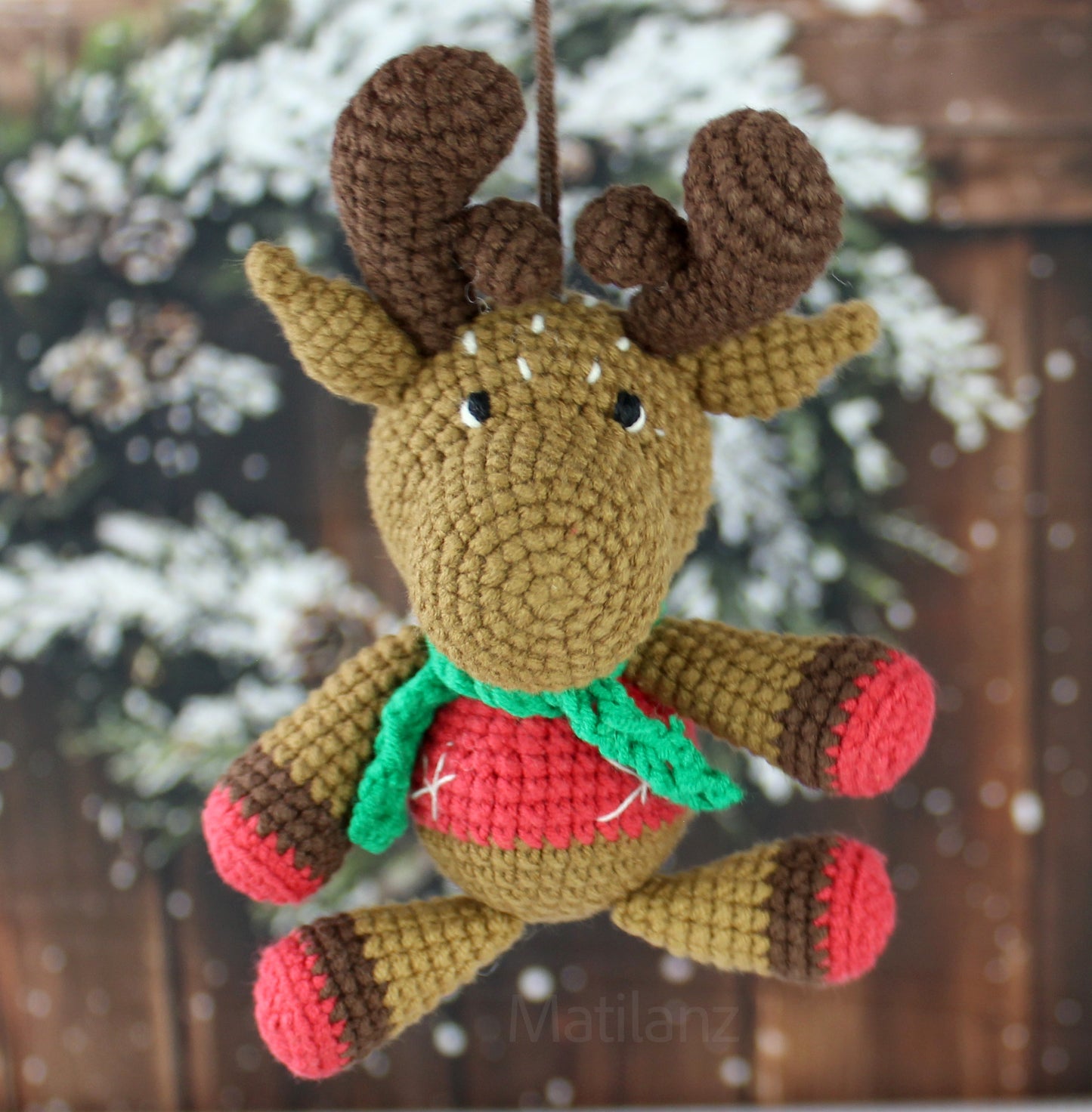 Moose Christmas Ornament