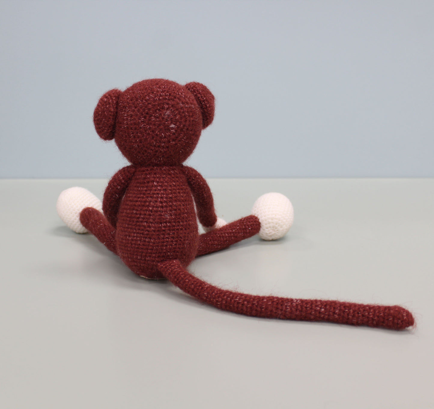 Crochet Monkey - Handmade 13"