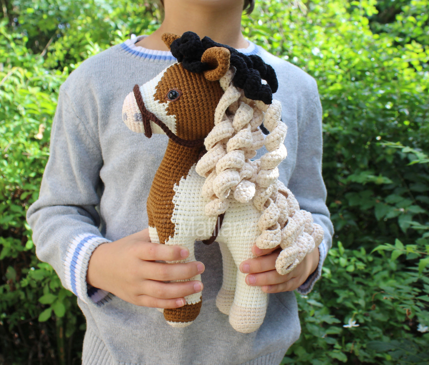 Custom Crochet Paint Horse Plush –  11''