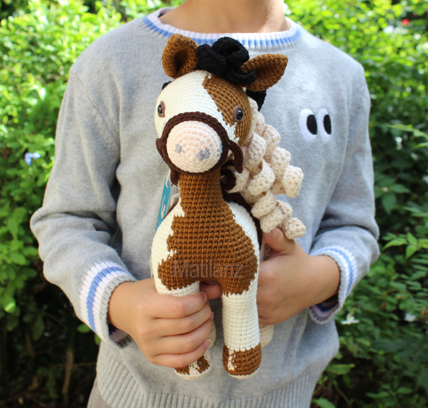 Custom Crochet Paint Horse Plush –  11''