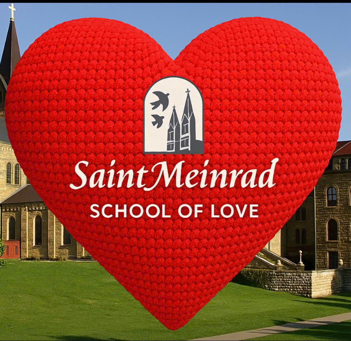 Custom Crochet Hearts - Saint Meinrad