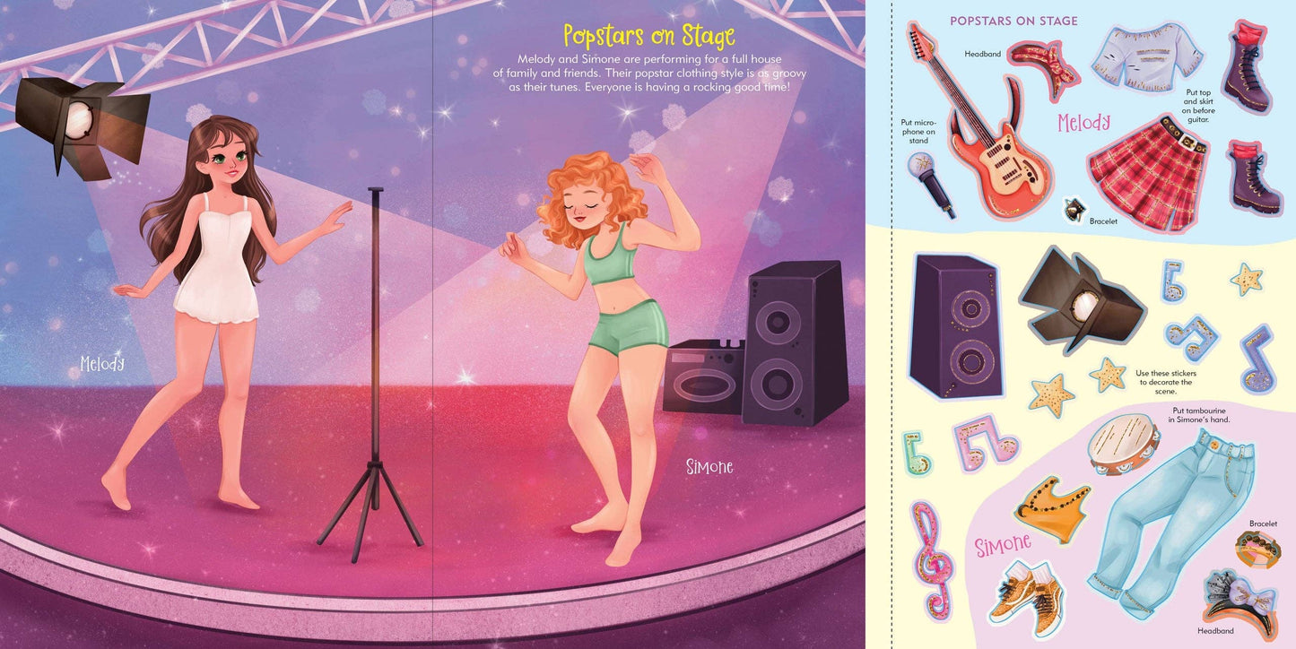 Sticker Doll Dress-Up Book – Fashion Theme | Gifts for Girls, Unique Gifts