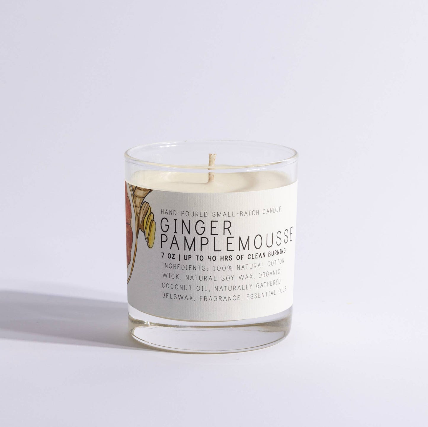 Ginger Pamplemousse Candle – Medium Glass | Unique Christmas Gifts for Adults