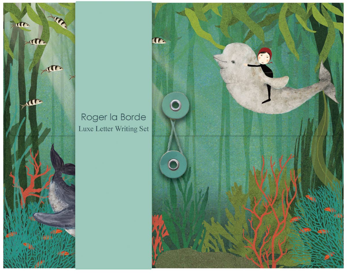 Writing Paper Set with Whale Illustrations – Whale Song Design | Unique Gifts, Gifts for Her
