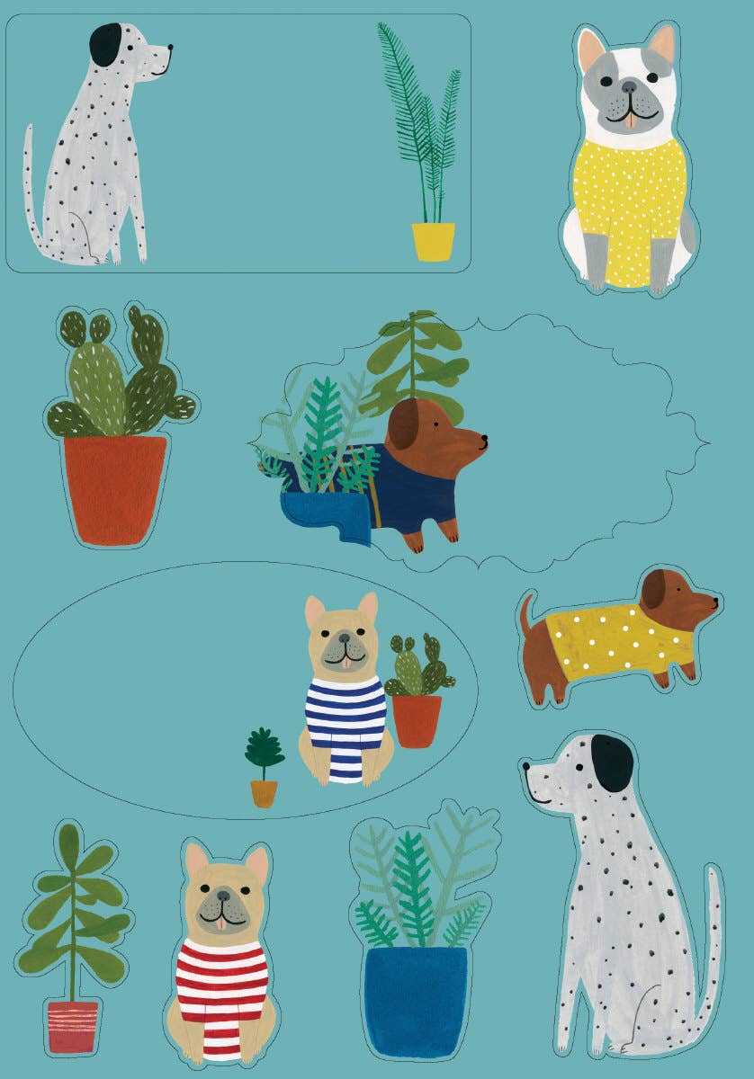 Dog-Themed Writing Paper Set – Chouchou Chien | Unique Gifts for Her, Stationery Gift Set