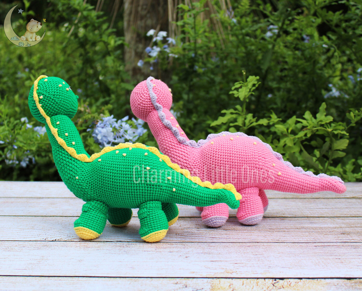 Dinosaurio de crochet hecho a mano, Dinosaurio verde, Regalo de animal de peluche, Juguete ecológico, Regalo de baby shower, Juguete sensorial, Animal de peluche amigurumi,
