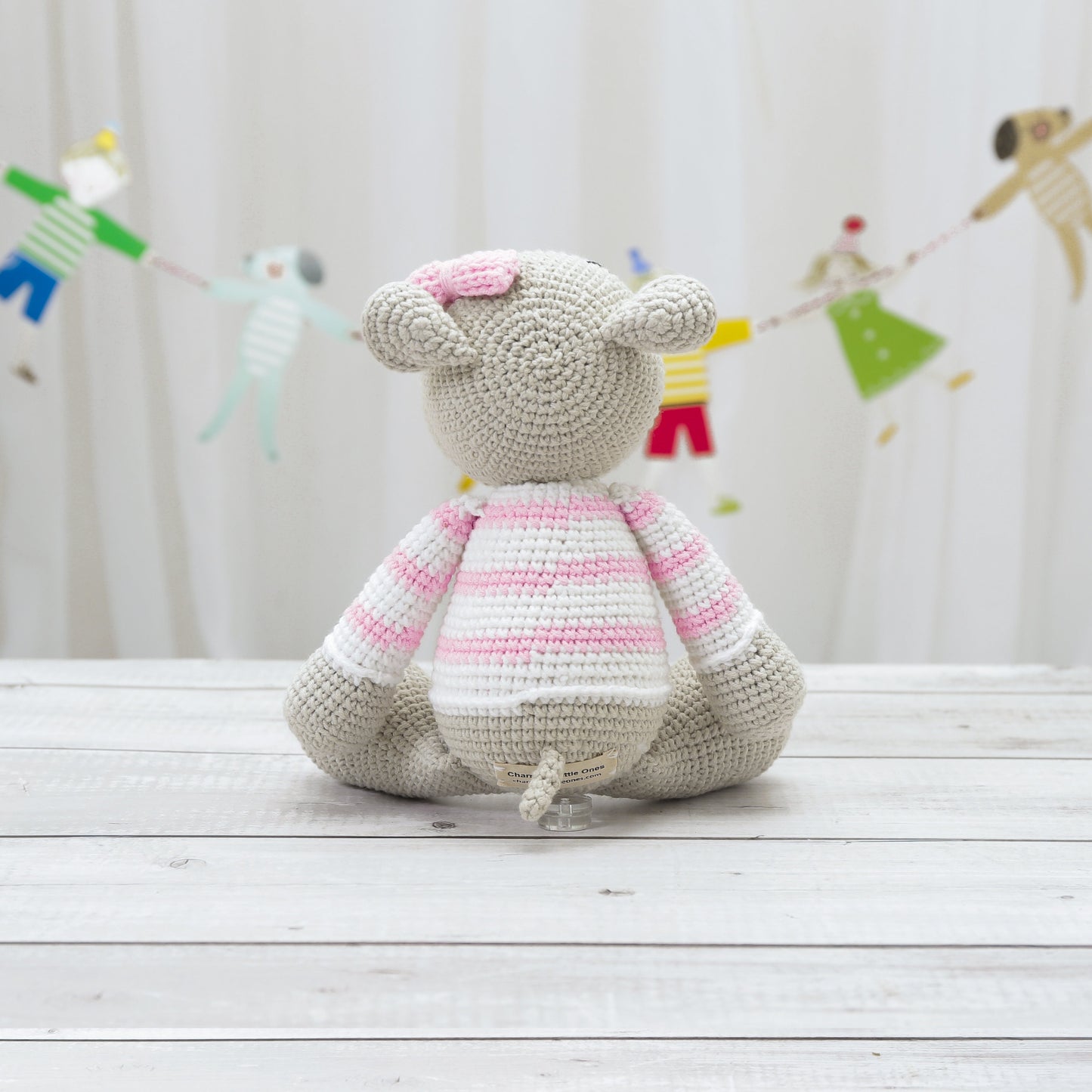 Hipopótamo de peluche suave, hipopótamo de crochet, juguete amigurumi, regalo de animal de peluche, regalo de baby shower, regalo para recién nacido, anuncio de nacimiento, primer cumpleaños