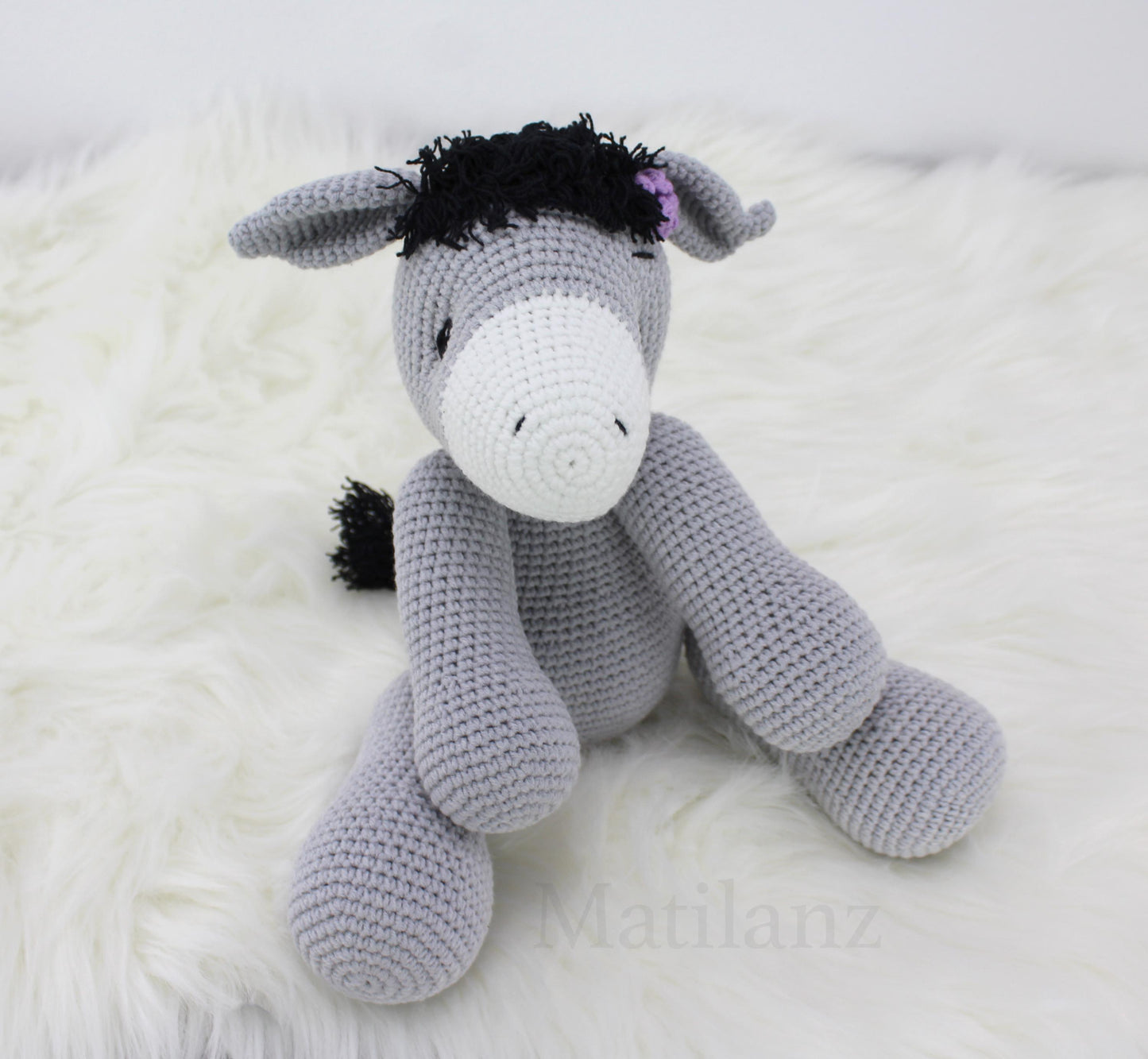 Donkey Crochet Plush
