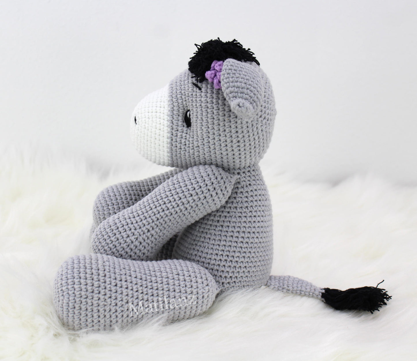 Donkey Crochet Plush