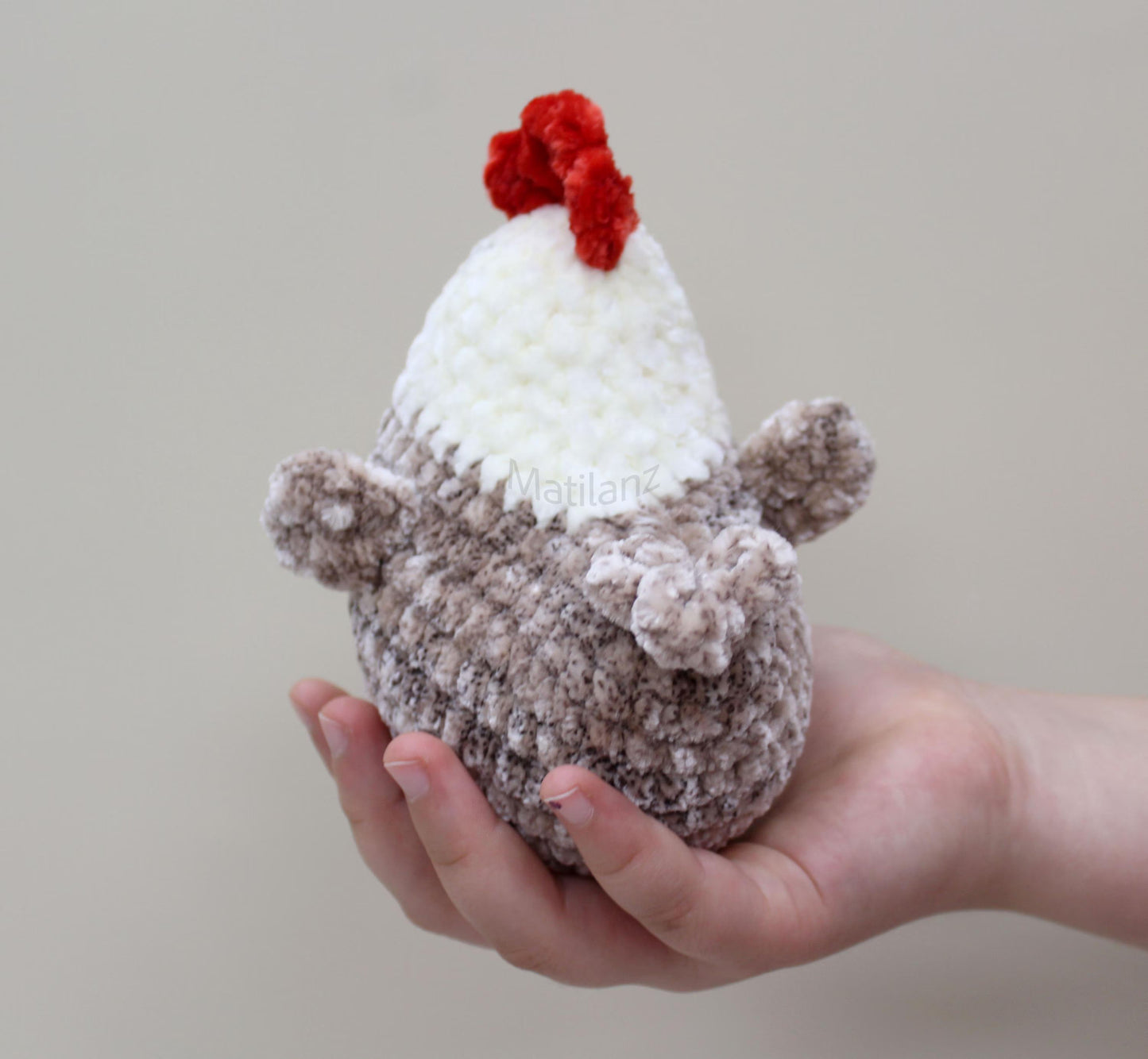 Handmade Crochet Chicken Plushie